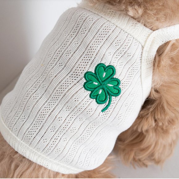 Fourleaf Clover Croptop(Ivory) - Picture 3 of 5